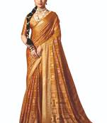 yellow brasso border work saree