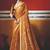 yellow brasso border work saree