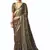 black brasso border work saree
