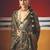 black brasso border work saree