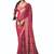 pink brasso border work saree