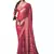 pink brasso border work saree