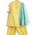 Yellow plain cotton kurta set