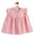 Pink plain cotton kurta set