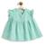 Green plain cotton kurta set