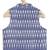 Blue plain cotton boys nehru jacket