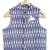 Blue plain cotton boys nehru jacket