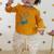 Yellow embroidered cotton kurta set