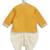 Yellow embroidered cotton kurta set