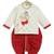 Cream embroidered cotton kurta set
