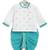 Blue embroidered cotton kurta set