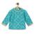 Blue printed cotton kurta set