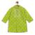 Green printed cotton kurta set
