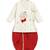 Cream embroidered cotton kurta set