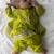 Green printed cotton kurta set