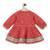Red printed cotton kurta set