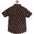 Black printed cotton shirt