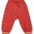 Red embroidered cotton kurta set