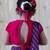 Purple plain cotton lehenga
