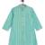 Green plain cotton kurta set