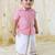 Pink plain cotton co ord set