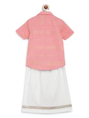 Pink plain cotton co ord set 2