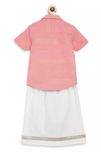 Pink plain cotton co ord set