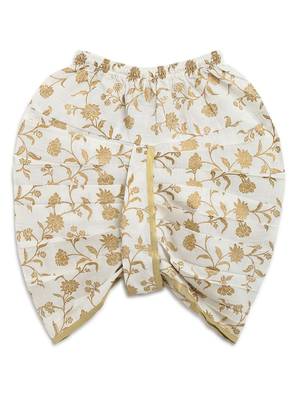 White embroidered cotton kurta set 5