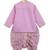 Purple embroidered cotton kurta set