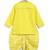 Yellow embroidered cotton kurta set
