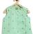 Green embroidered cotton jhabla set