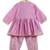 Purple embroidered cotton kurta set