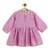 Purple embroidered cotton kurta set