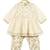 Cream embroidered cotton kurta set