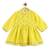 Yellow embroidered cotton kurta set