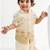 Cream embroidered cotton shirt