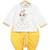 White embroidered cotton kurta set