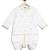 White embroidered cotton kurta set