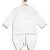 White embroidered cotton kurta set