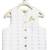 White embroidered cotton nehru jacket set