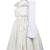 White embroidered cotton lehenga
