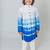 Blue plain cotton kurta