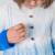 Blue plain cotton kurta