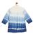 Blue plain cotton kurta