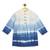 Blue plain cotton kurta