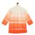 Orange plain cotton kurta