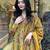 Floral printed cotton kurta and pant set with mulmul dupatta