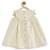 Cream plain cotton kurta set