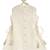 Cream plain cotton kurta set