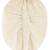 Cream plain cotton kurta set